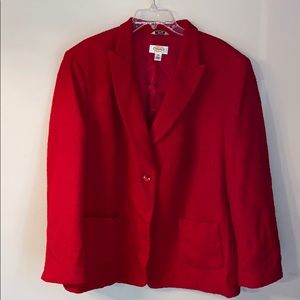 Talbot Women’s Red Blazer Size 16w